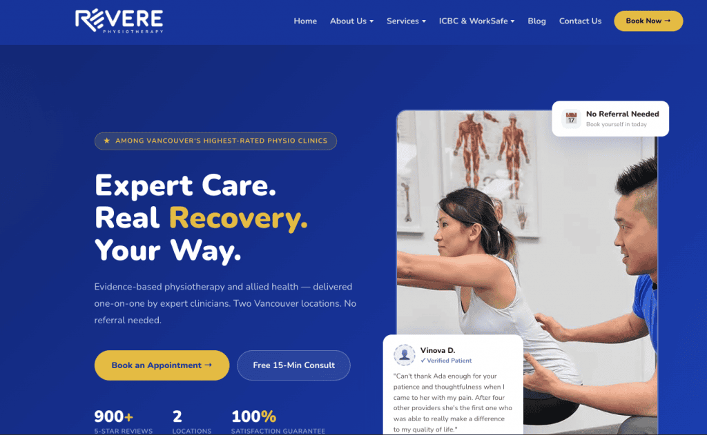 revere physio